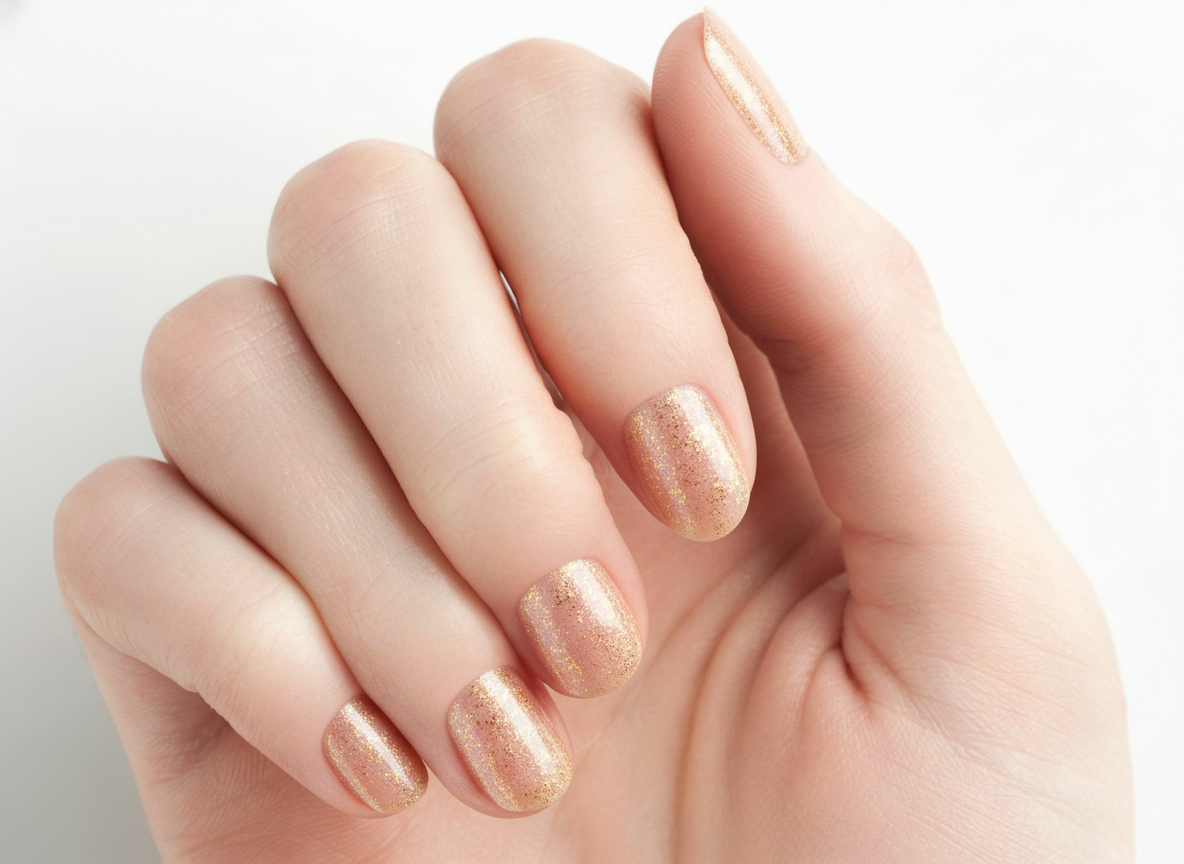 Матовый дизайн ногтей с абстрактными элементами